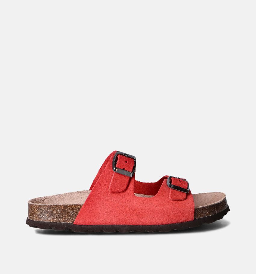 Milo & Mila Nu-pieds casual en Rouge