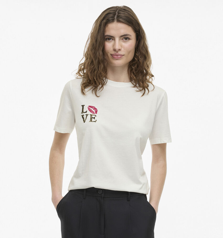 Vila Sybil Witte T-shirt