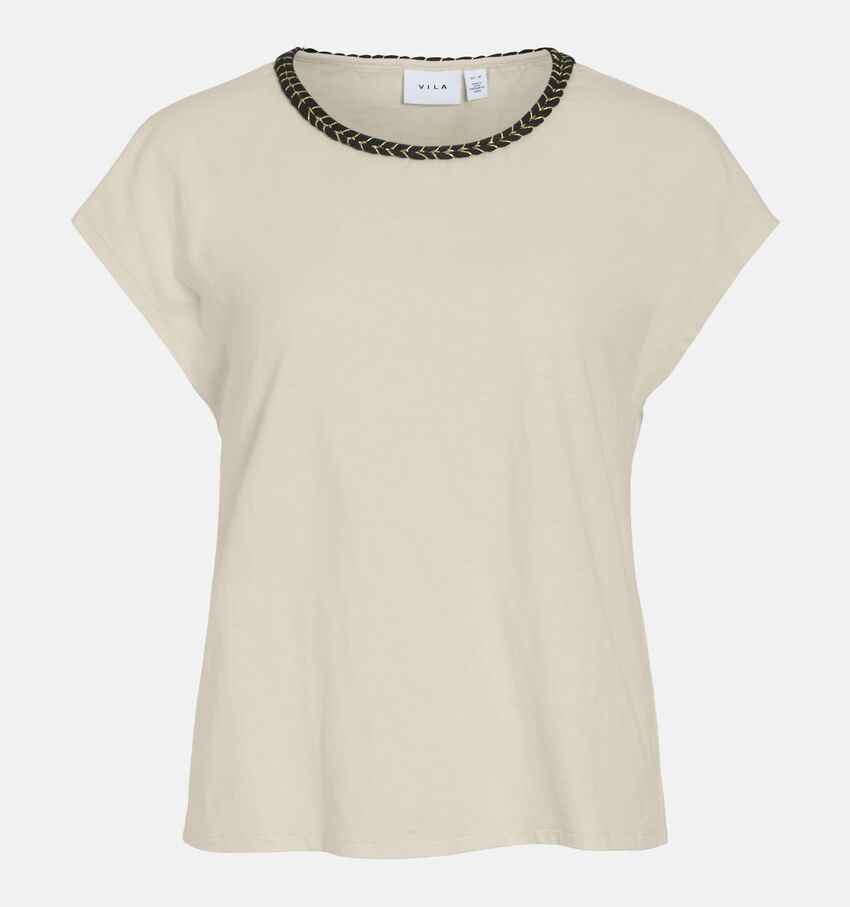 Vila Verano Beige T-shirt