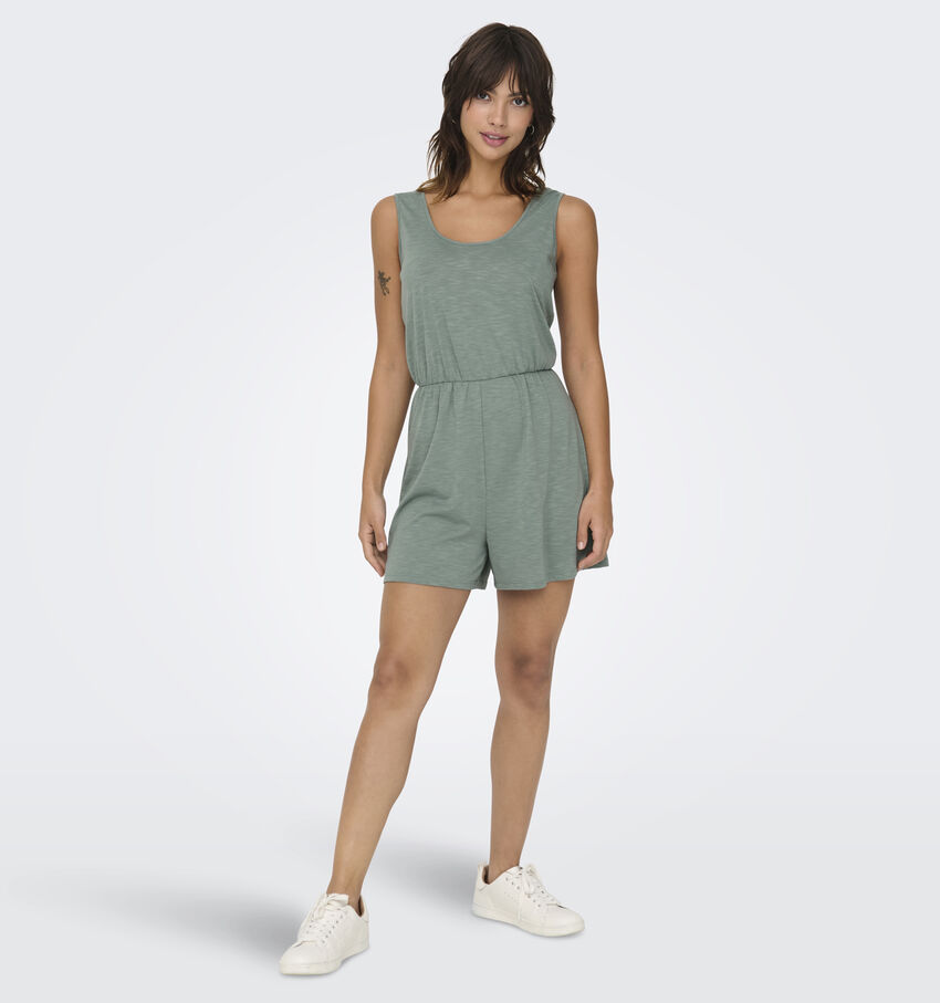 JDY Dora Kaki Tie Back Playsuit