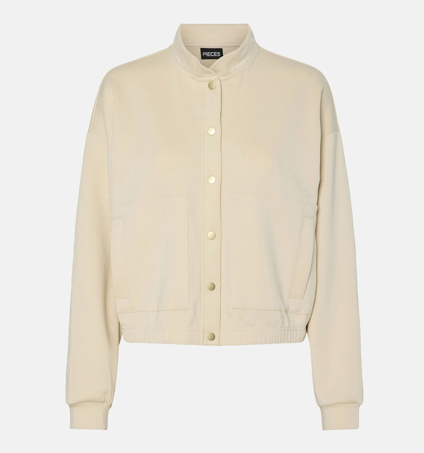 Pieces Talia Beige Bomberjas