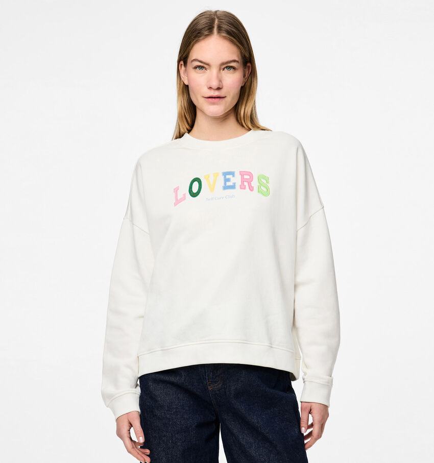 Pieces Tove Witte Sweater