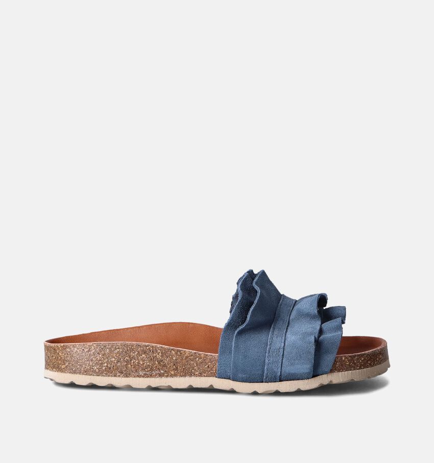 Verbenas Rocio Blauwe Slippers