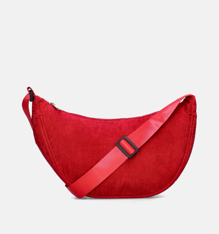 Dolce C. Corduroy Rode Crossbody tas
