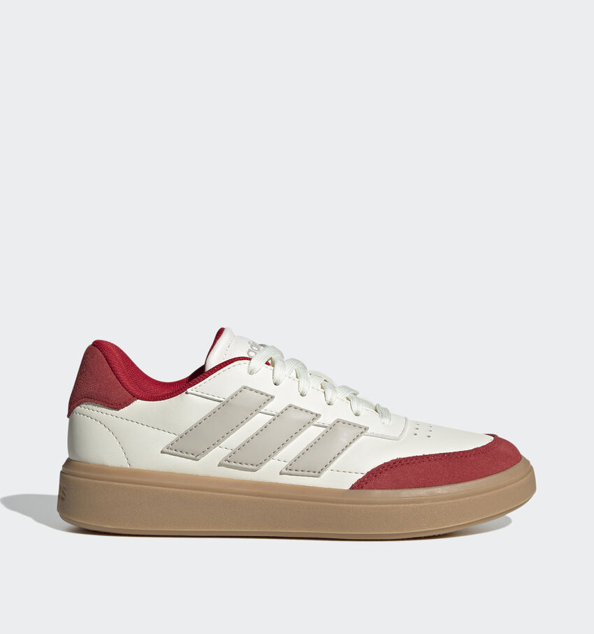 adidas Courtblock J Ecru Sneakers