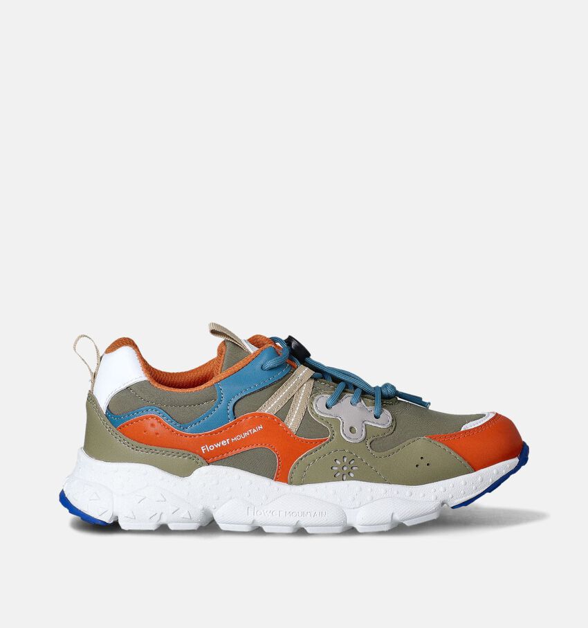 Naturino x Flower Mountain Yamano 3 Kaki Veterschoenen