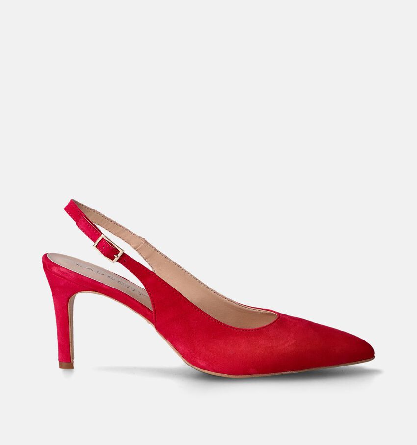 Laurent David Rode Slingback pumps
