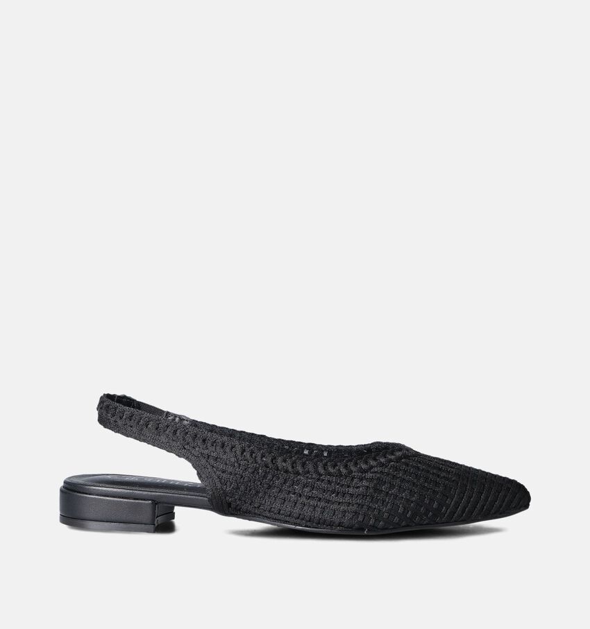 Valentina Ballerines slingback en Noir