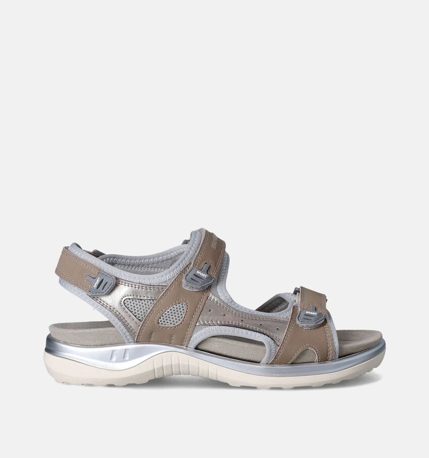 G-Comfort Taupe Sandalen voor Steunzolen