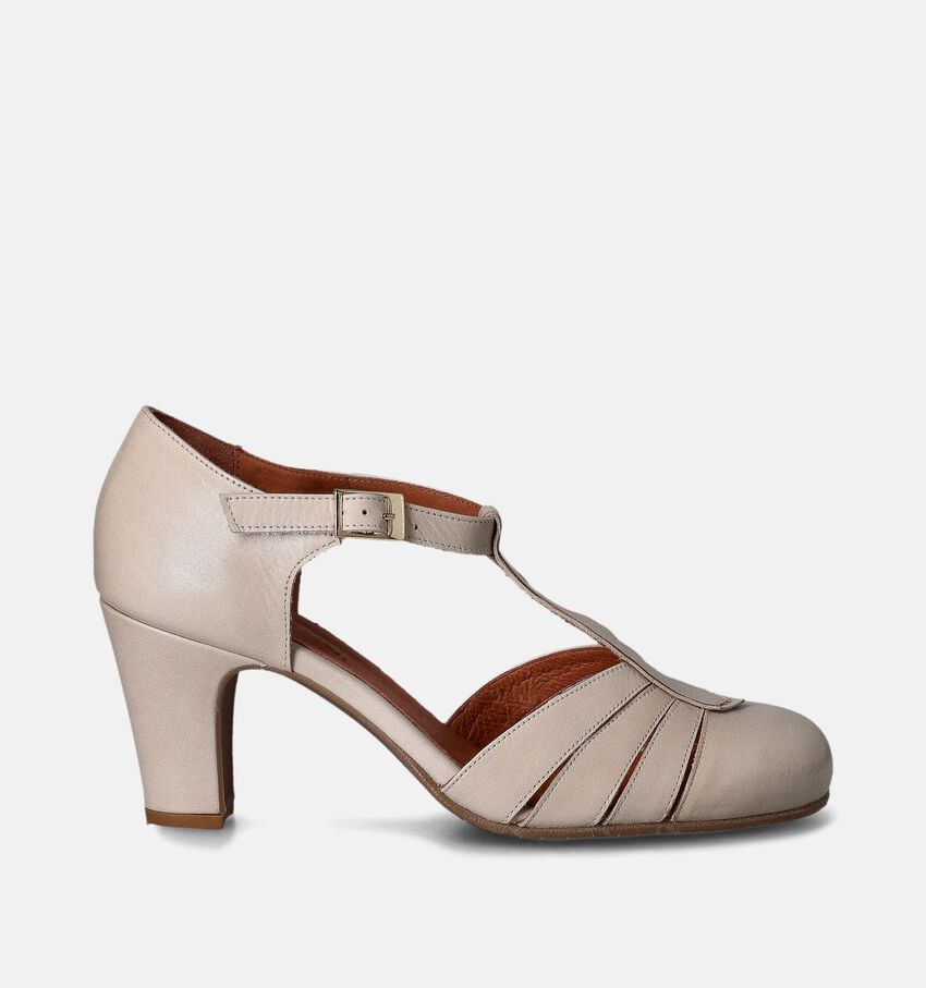 Creator Beige Pumps met riempje