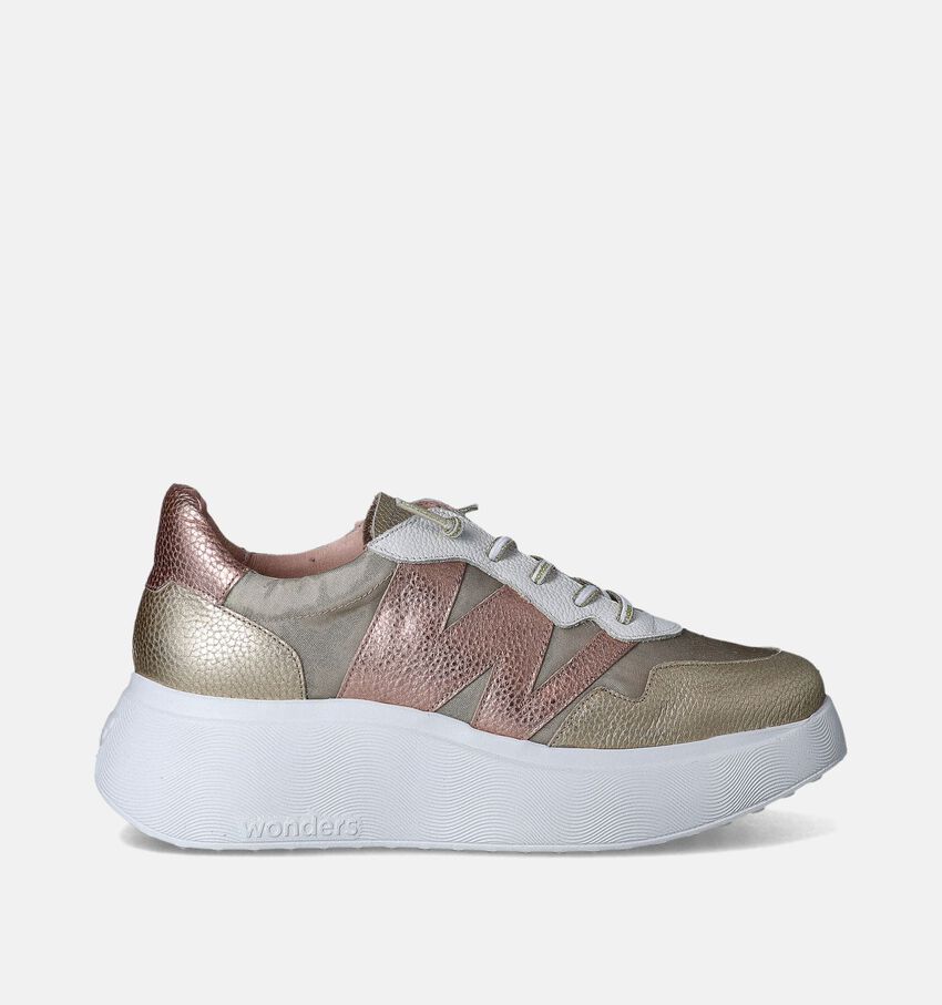 Wonders Gouden Sneakers