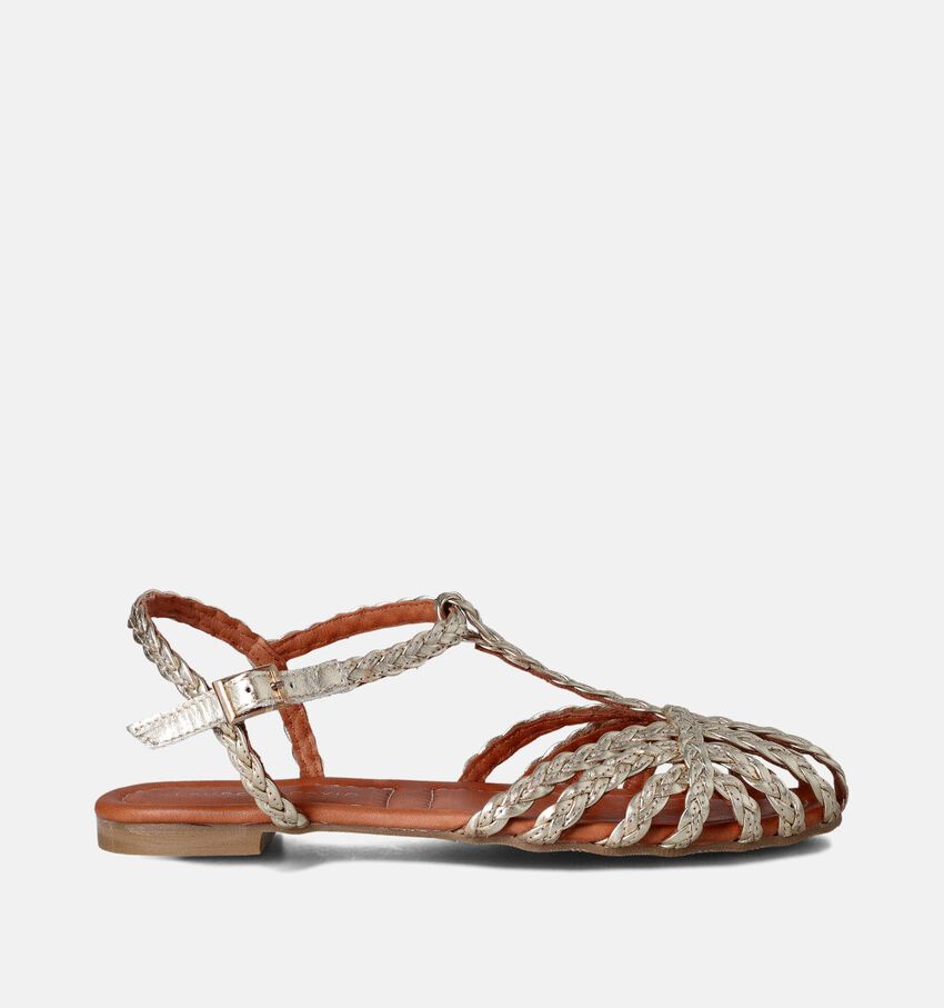 Laurent David Gouden Sandalen