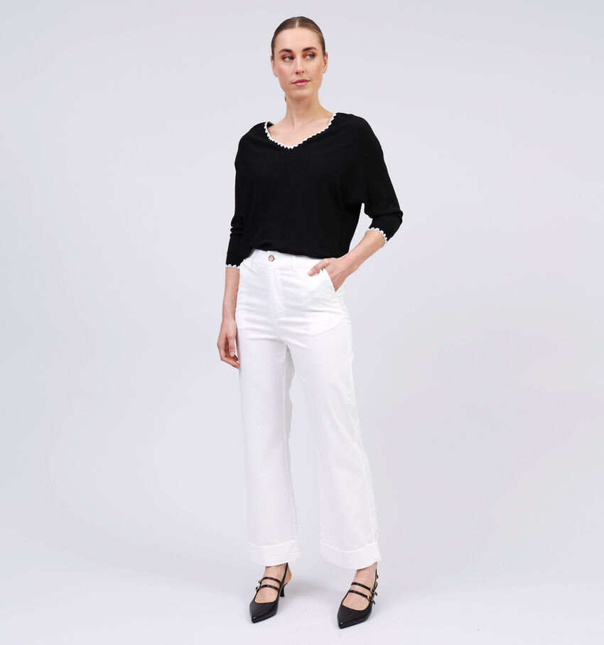Rue Mazarine Dalas Pantalon habillé en Blanc
