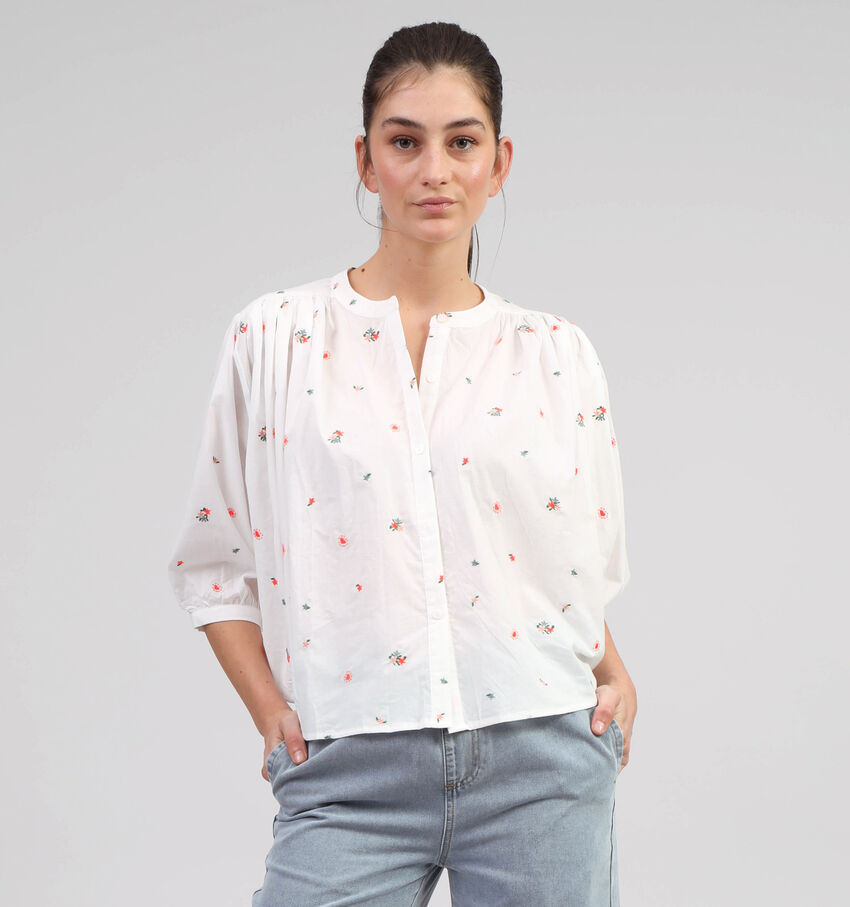Rue Mazarine Naely Blouse en Blanc