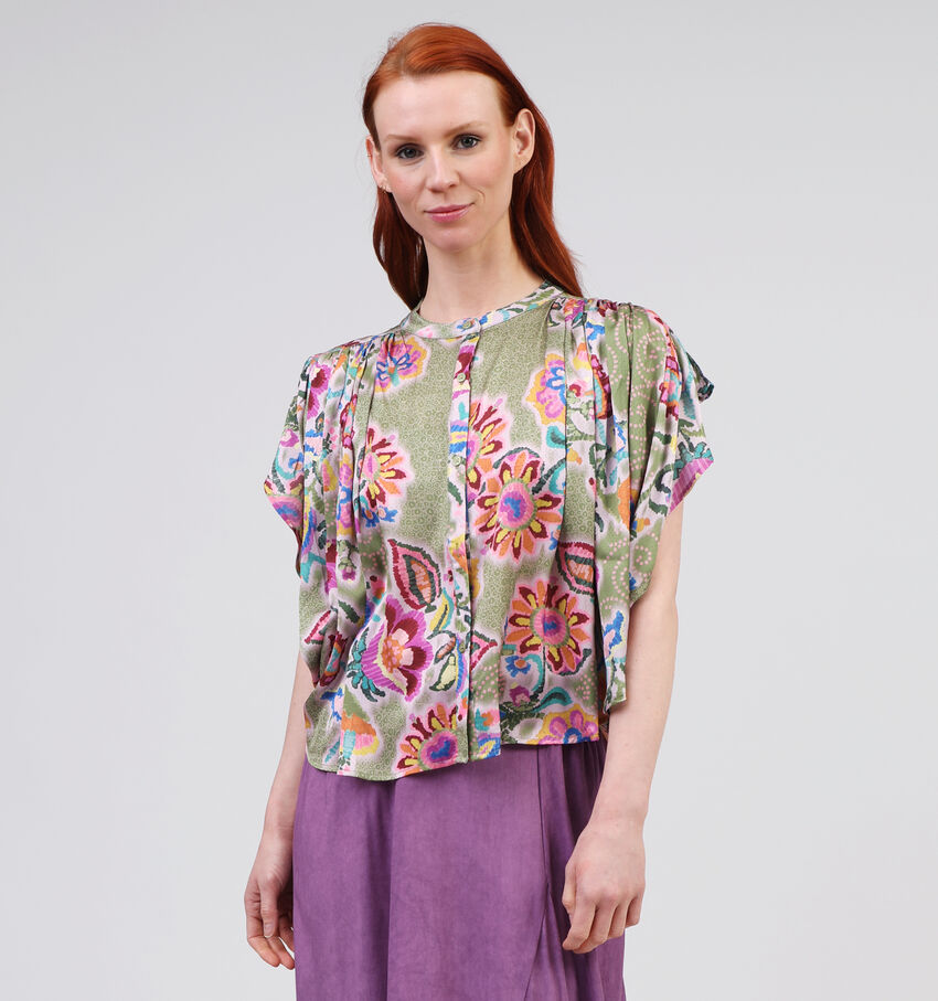Rue Mazarine Nellie Blouse en Vert