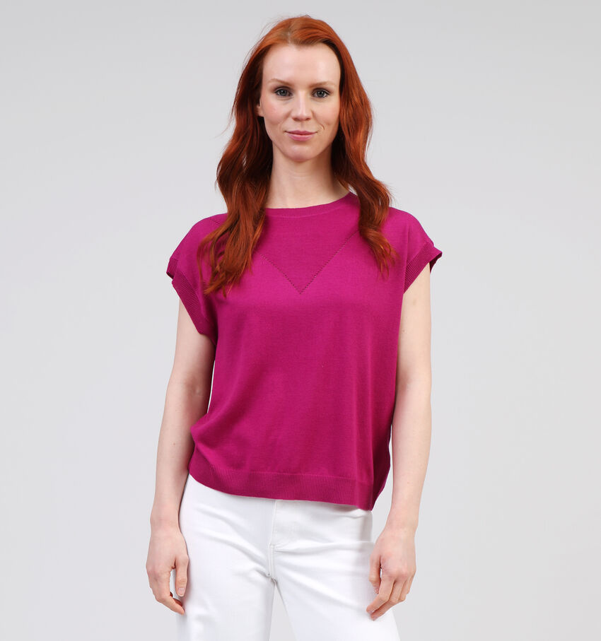 Rue Mazarine Prairie Pull en Mauve