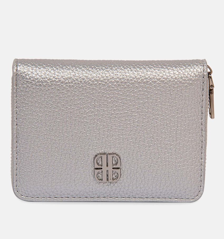 Laurent David Estee Zilveren Ritsportemonnee