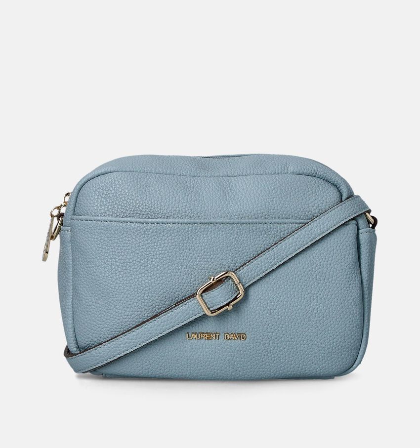 Laurent David Lichtblauwe Crossbodytas