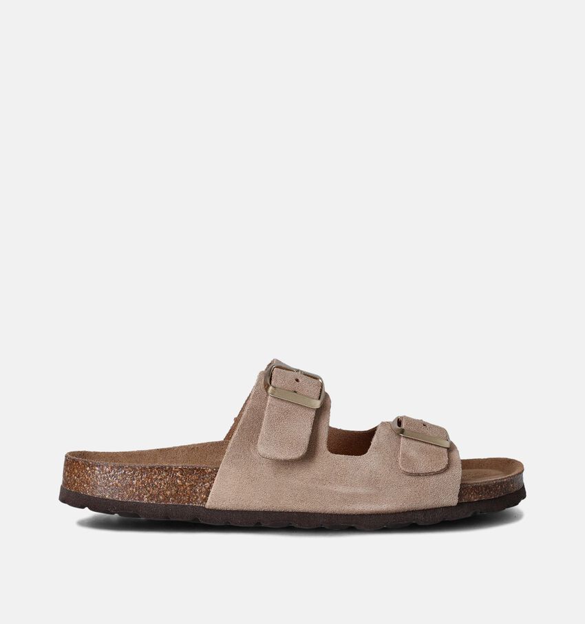 Laurent David Beige Slippers