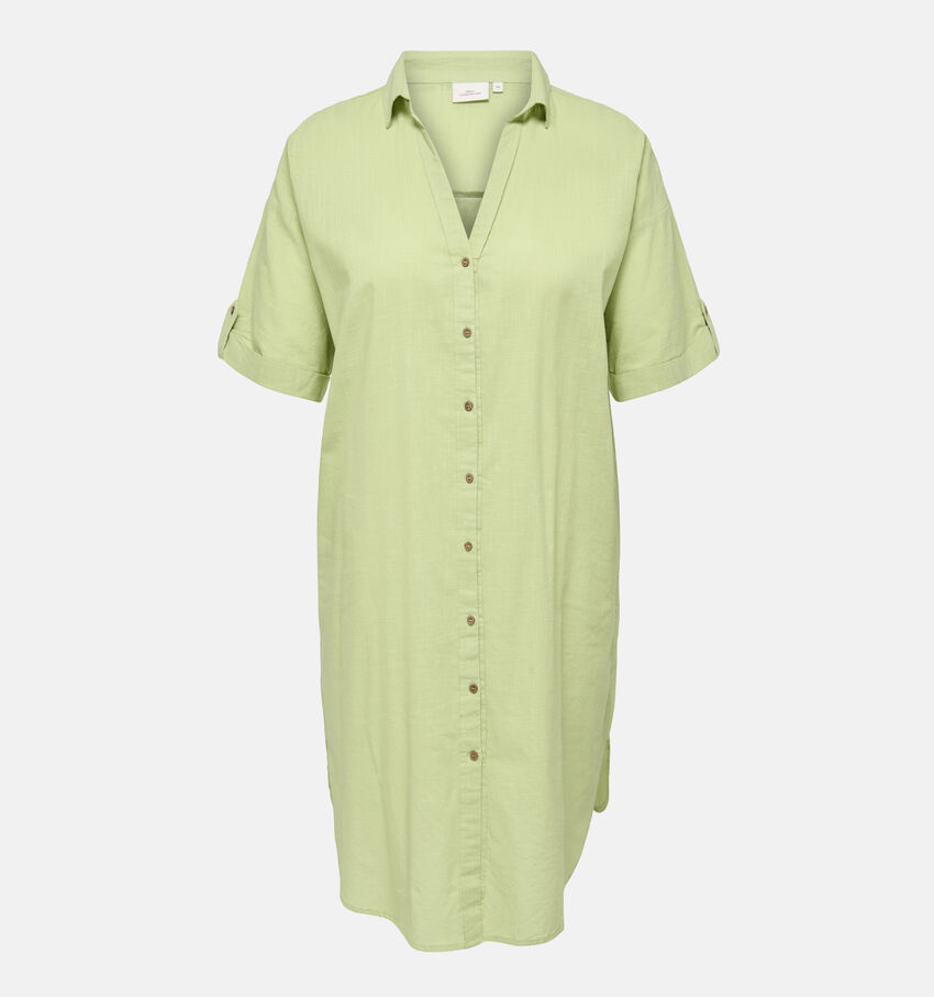 ONLY Carmakoma Coco Groene Hemdjurk