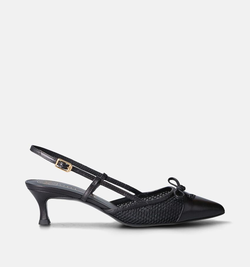 Unisa Iven Zwarte Slingback pumps