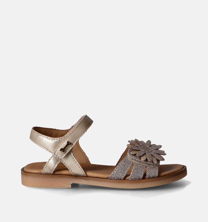 STONES and BONES Malou Gouden Sandalen