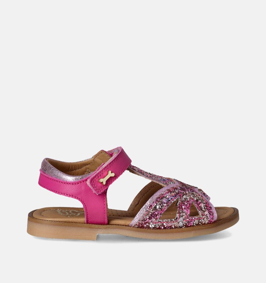STONES and BONES Mealy Sandales en Fuchsia