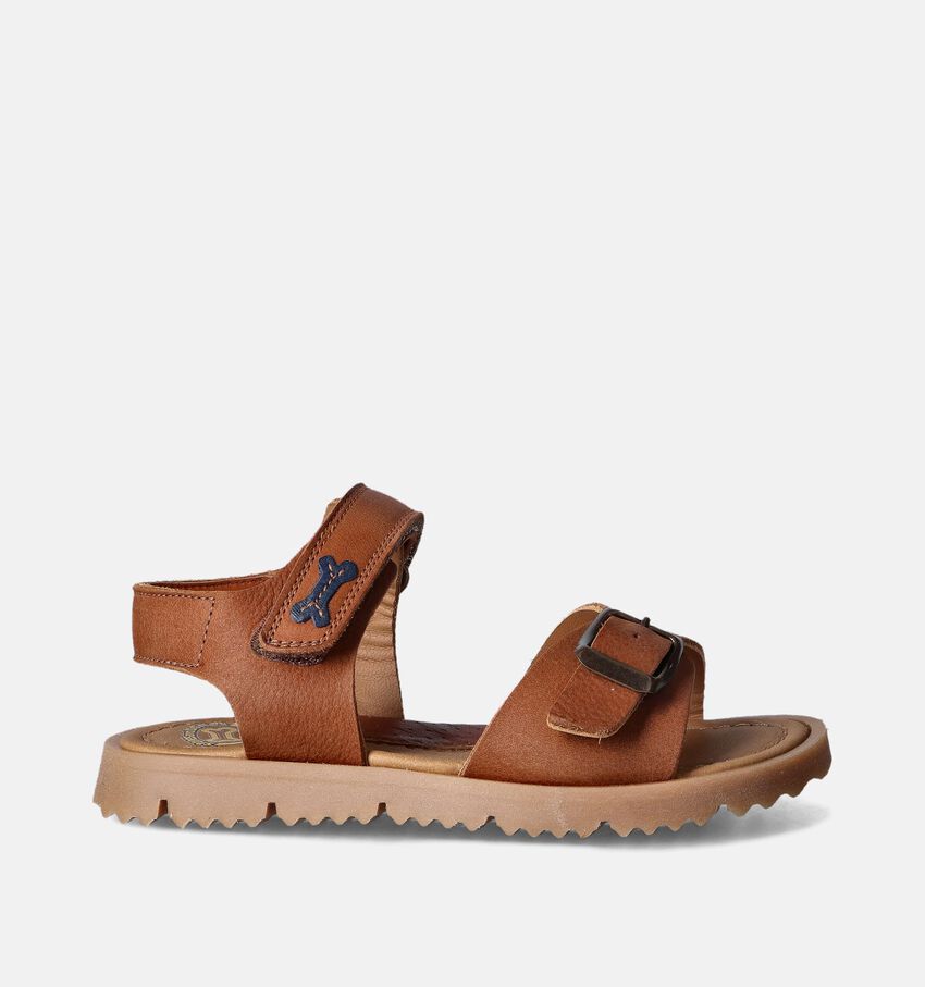 STONES and BONES Lotus Cognac Sandalen
