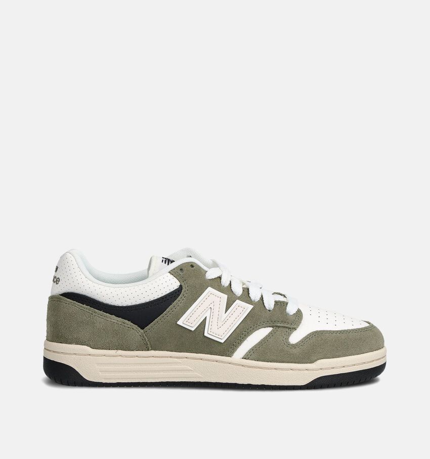 New Balance BB480 Kaki Groene Sneakers