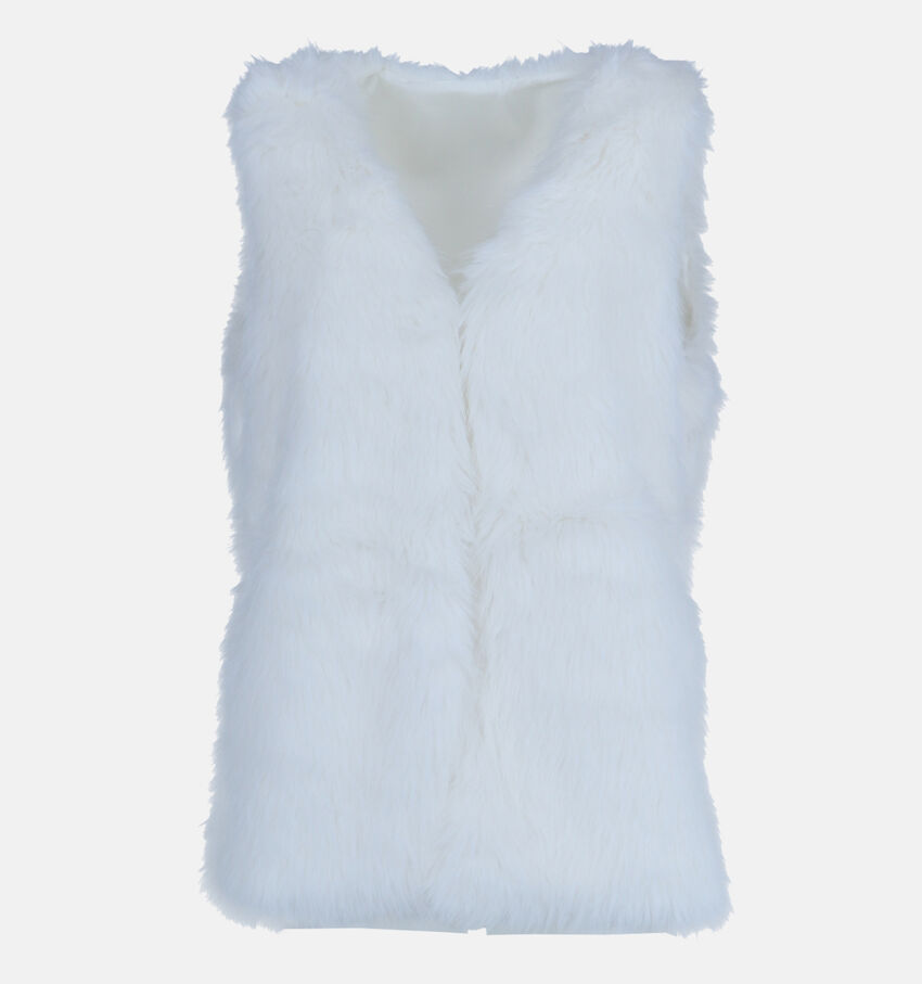 Dolce C. Witte Fluffy Bodywarmer