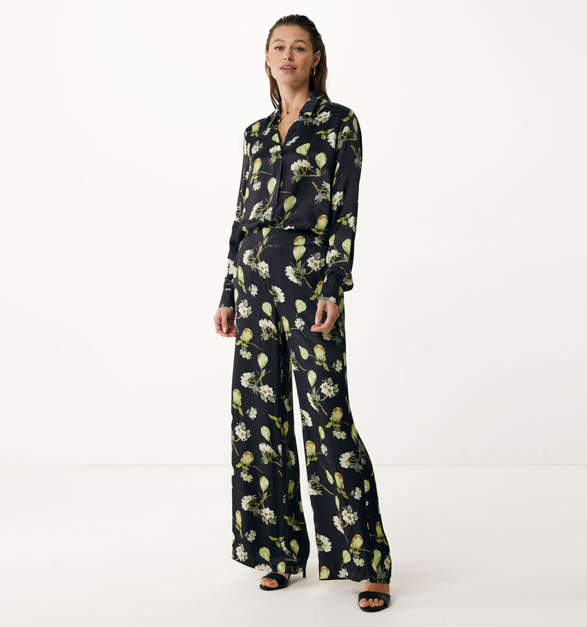 Mexx Pantalon large en Noir