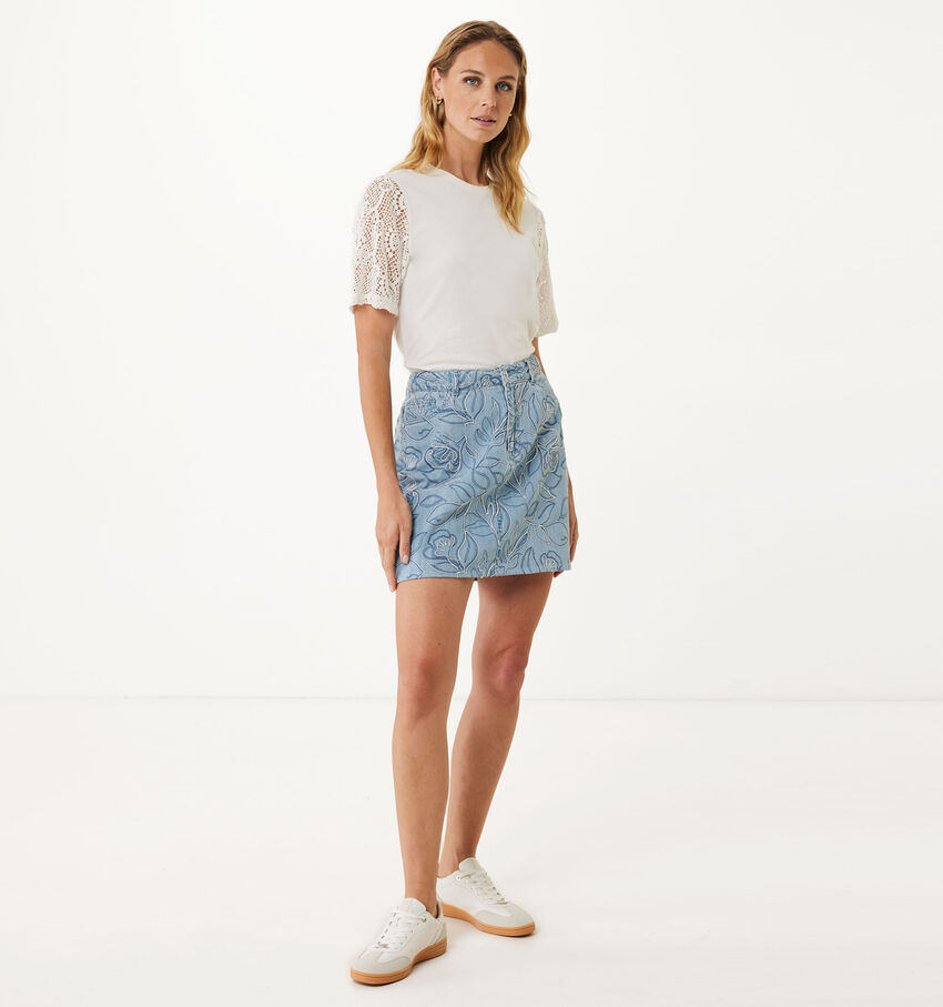Mexx Jupe courte en jeans en Noir
