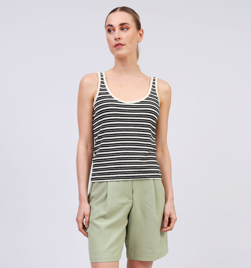 Mexx Débardeur rayé en Noir