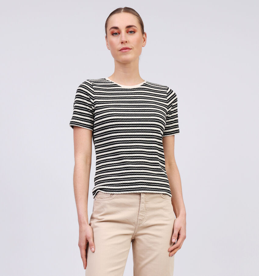 Mexx Débardeur rayé en Noir