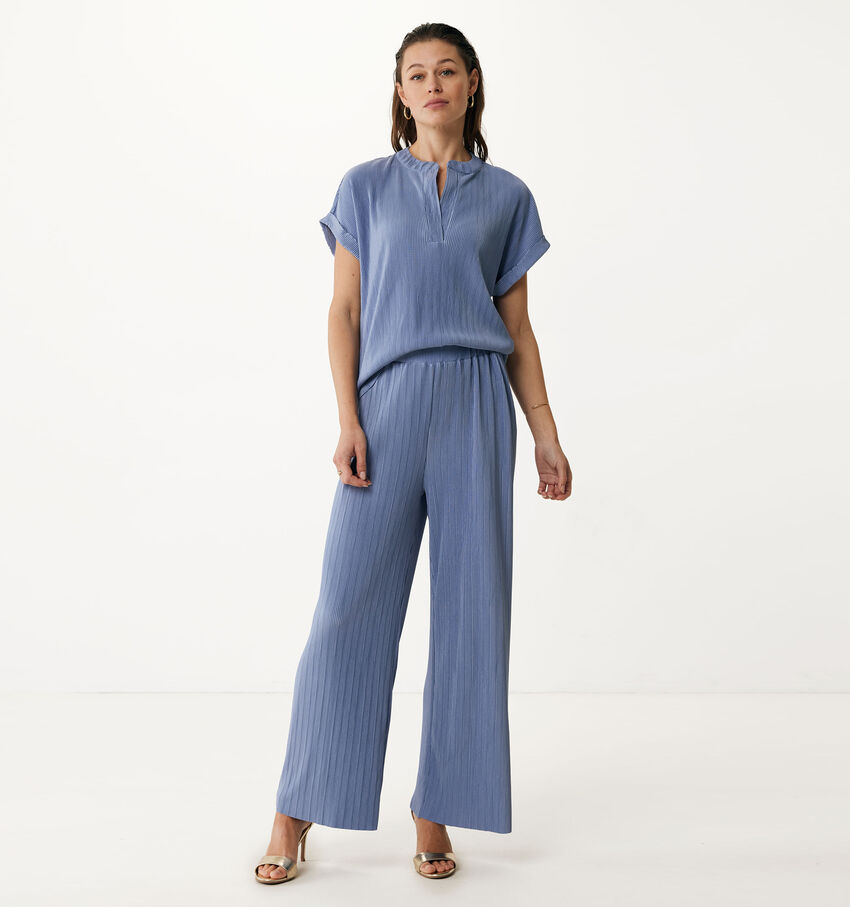 Mexx Pantalon large en Bleu