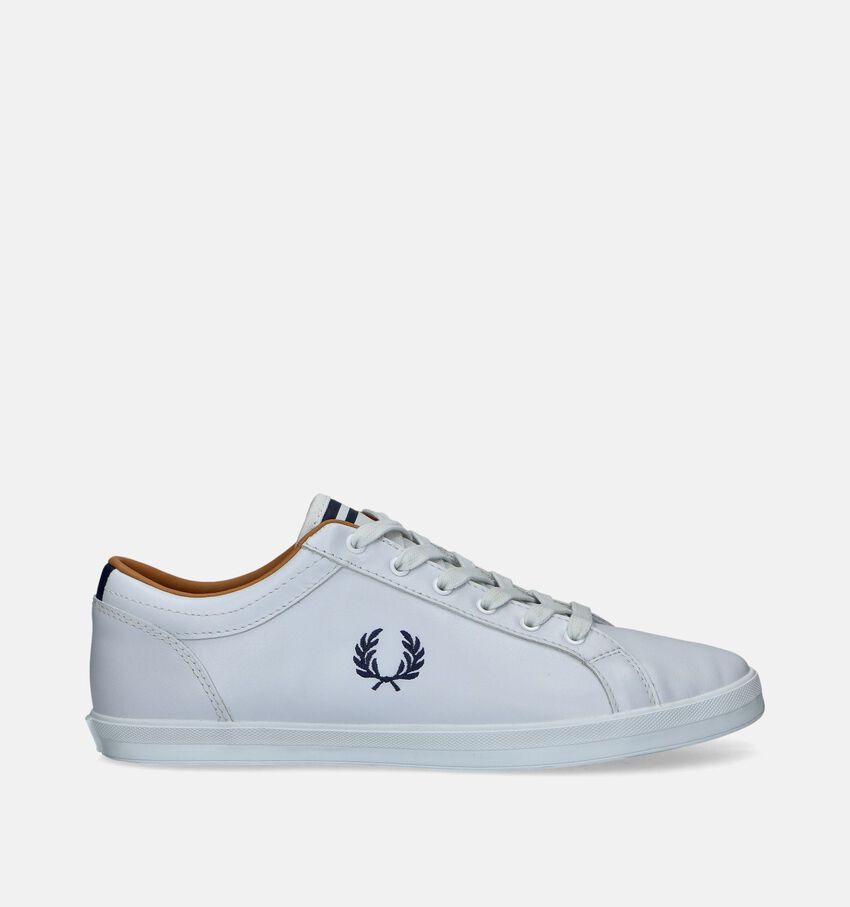 Fred Perry Baseline Chaussures à lacets en Blanc