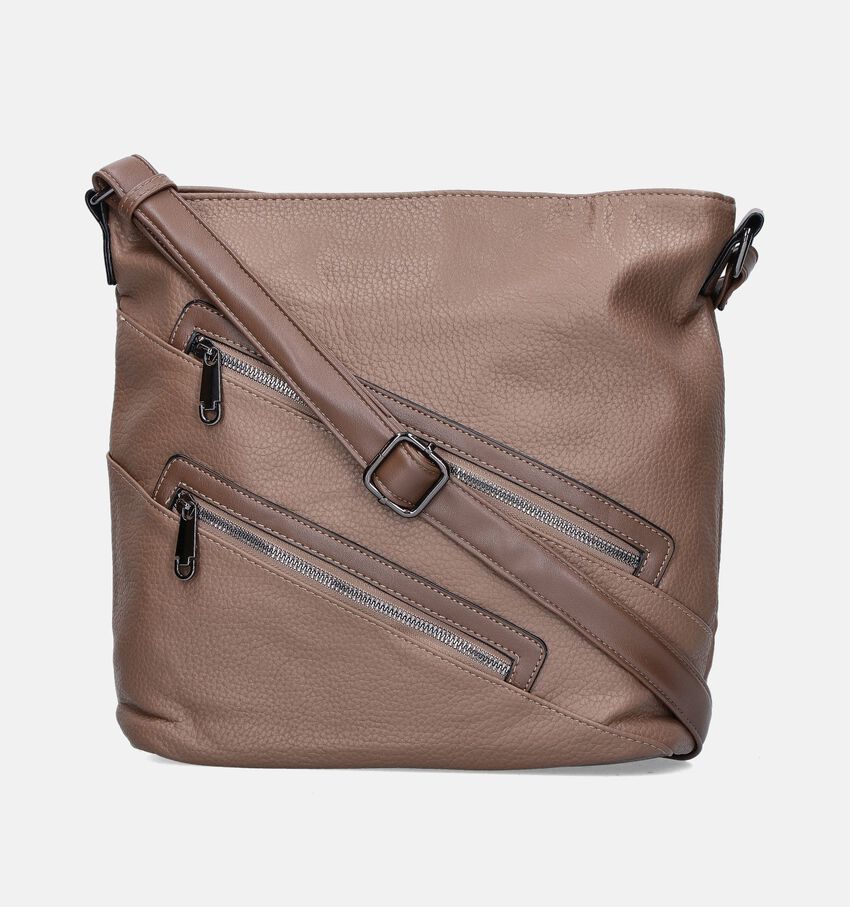 Maria C. Taupe Crossbody tas