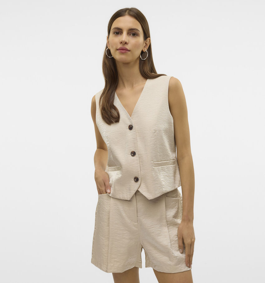 Vero Moda Liana Beige Kostuumgilet