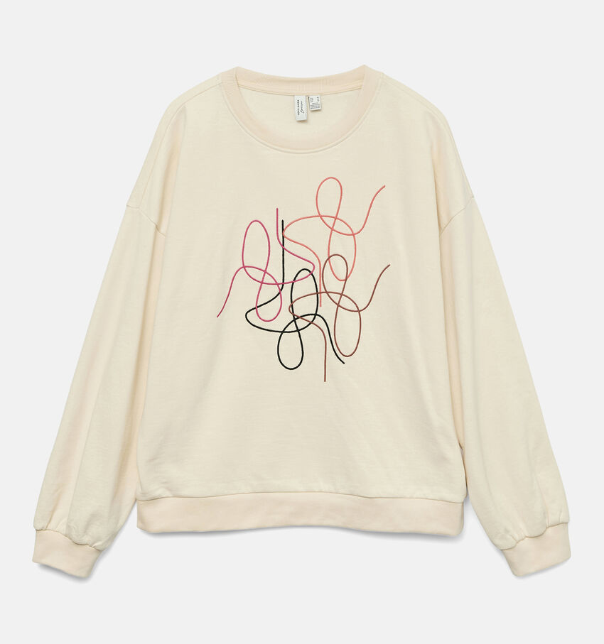 Vero Moda Dacela Sweatshirt en Écru
