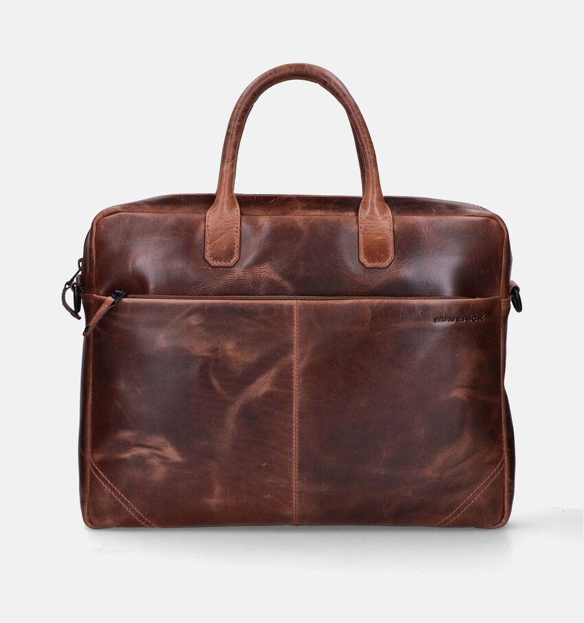Maverick Bruine Laptoptas