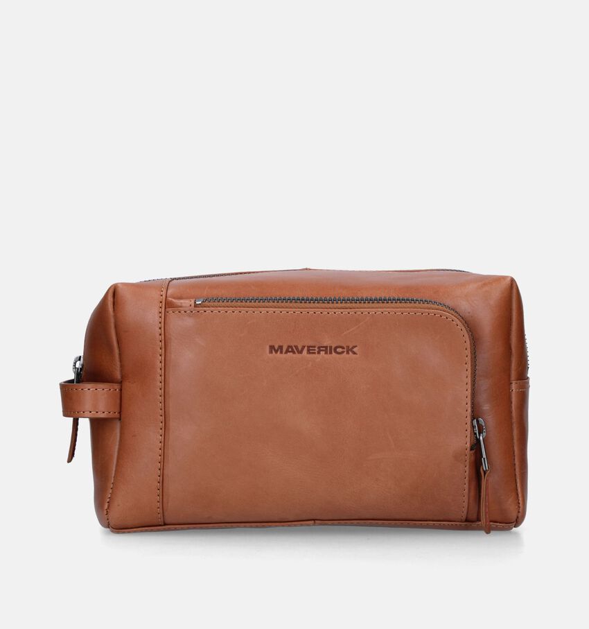Maverick Trousse de toilette en Cognac