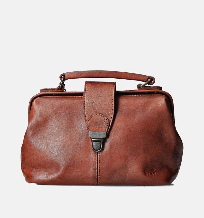 Bear Design Cognac Handtas