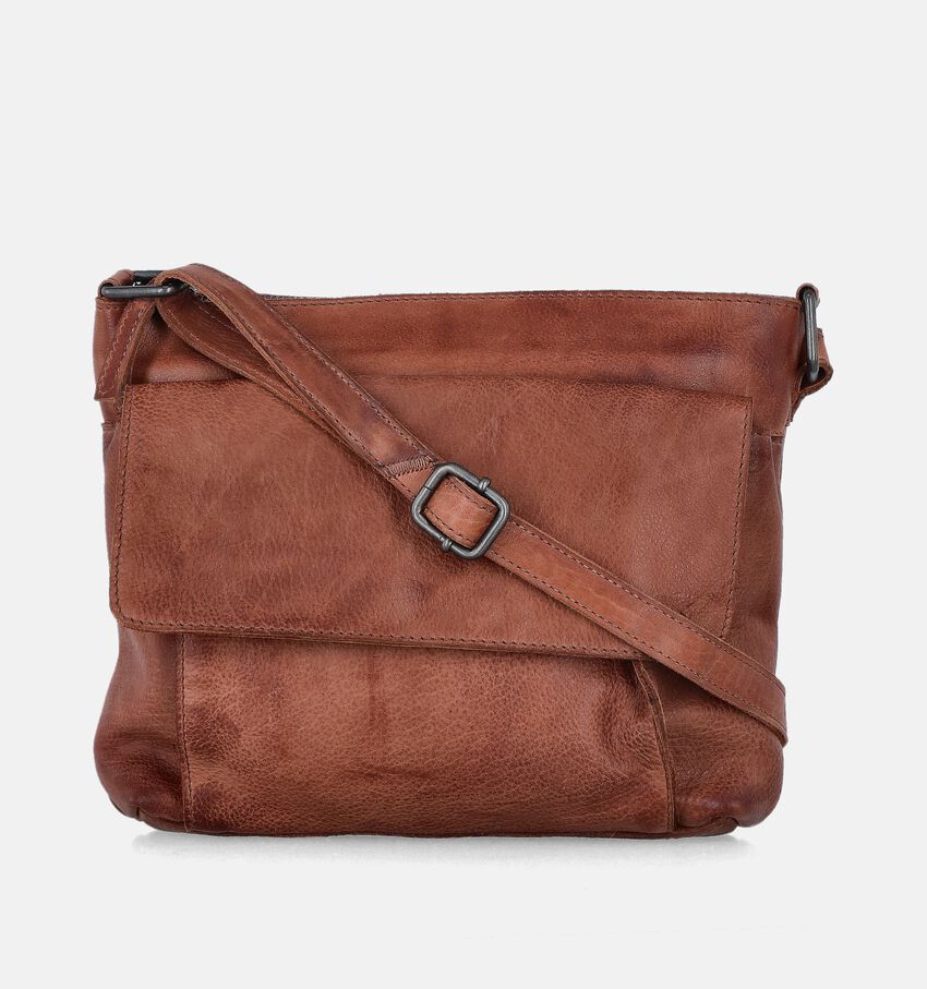 Bear Desing Cognac Crossbody tas