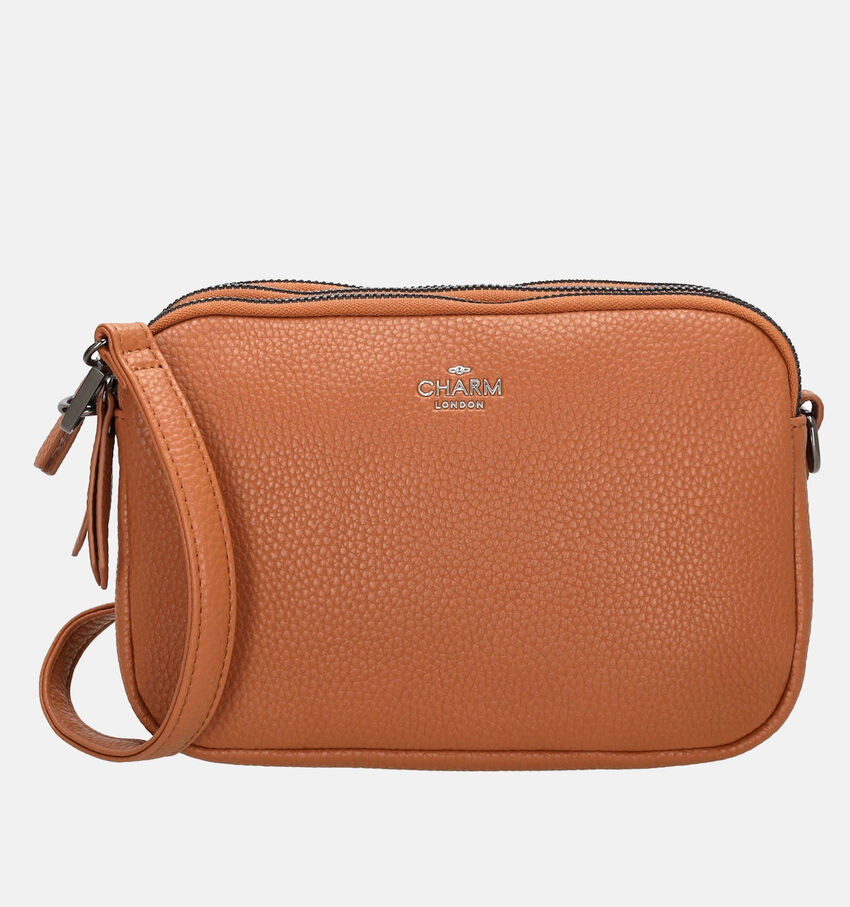 Charm London Cognac Crossbody tas