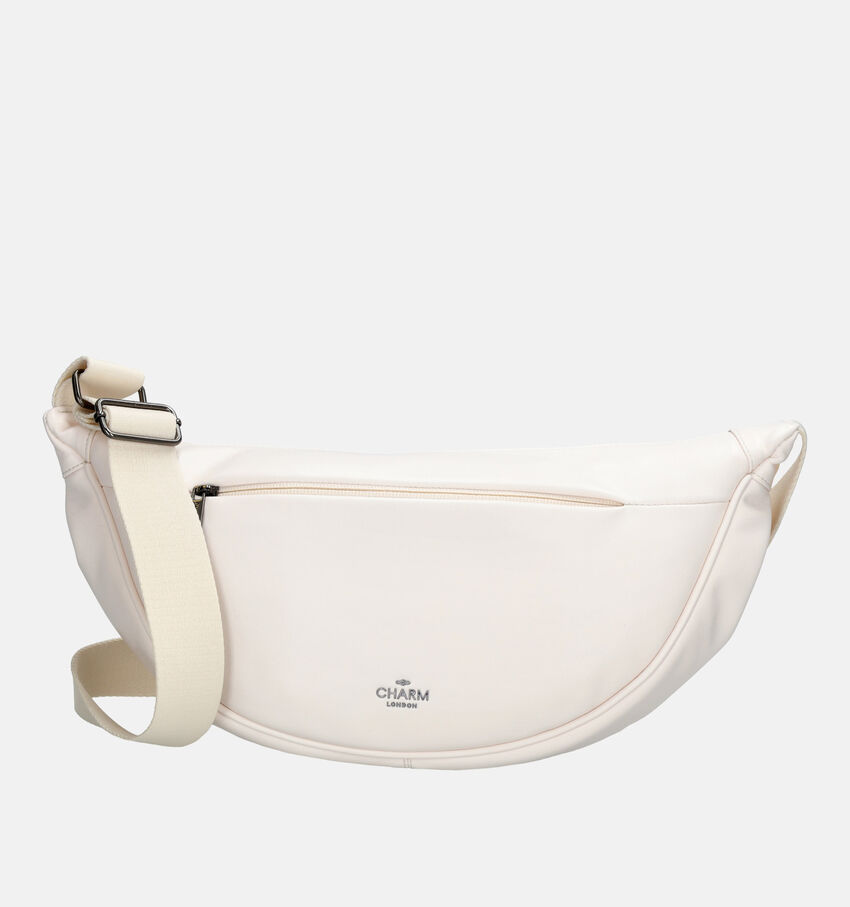 Charm London Witte Crossbody heuptas