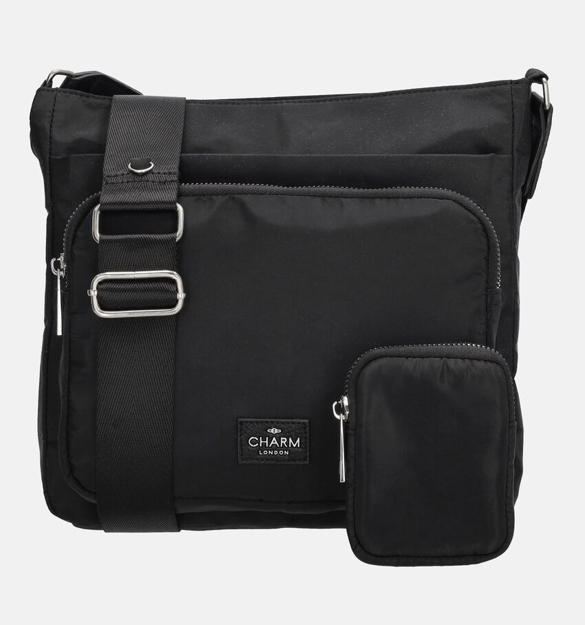 Charm London Zwarte Crossbody tas