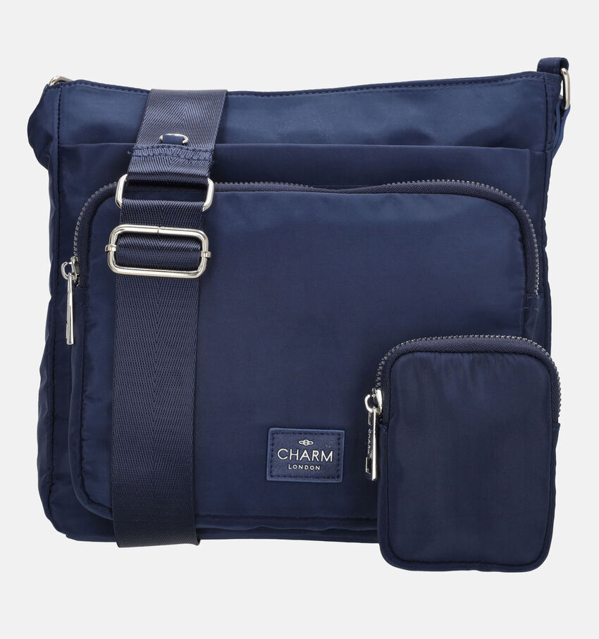 Charm London Blauwe Crossbody tas