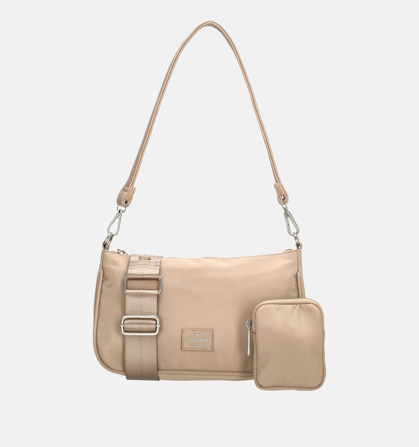 Charm London Beige Crossbody tas
