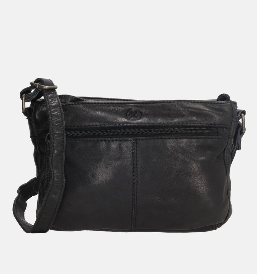Hide & Stitches Zwarte Crossbody tas