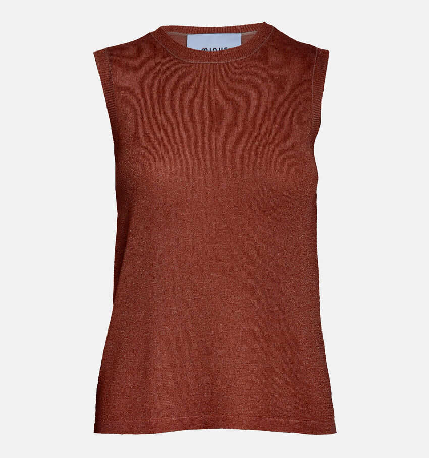 Minus Raka Bruine Knit T-shirt